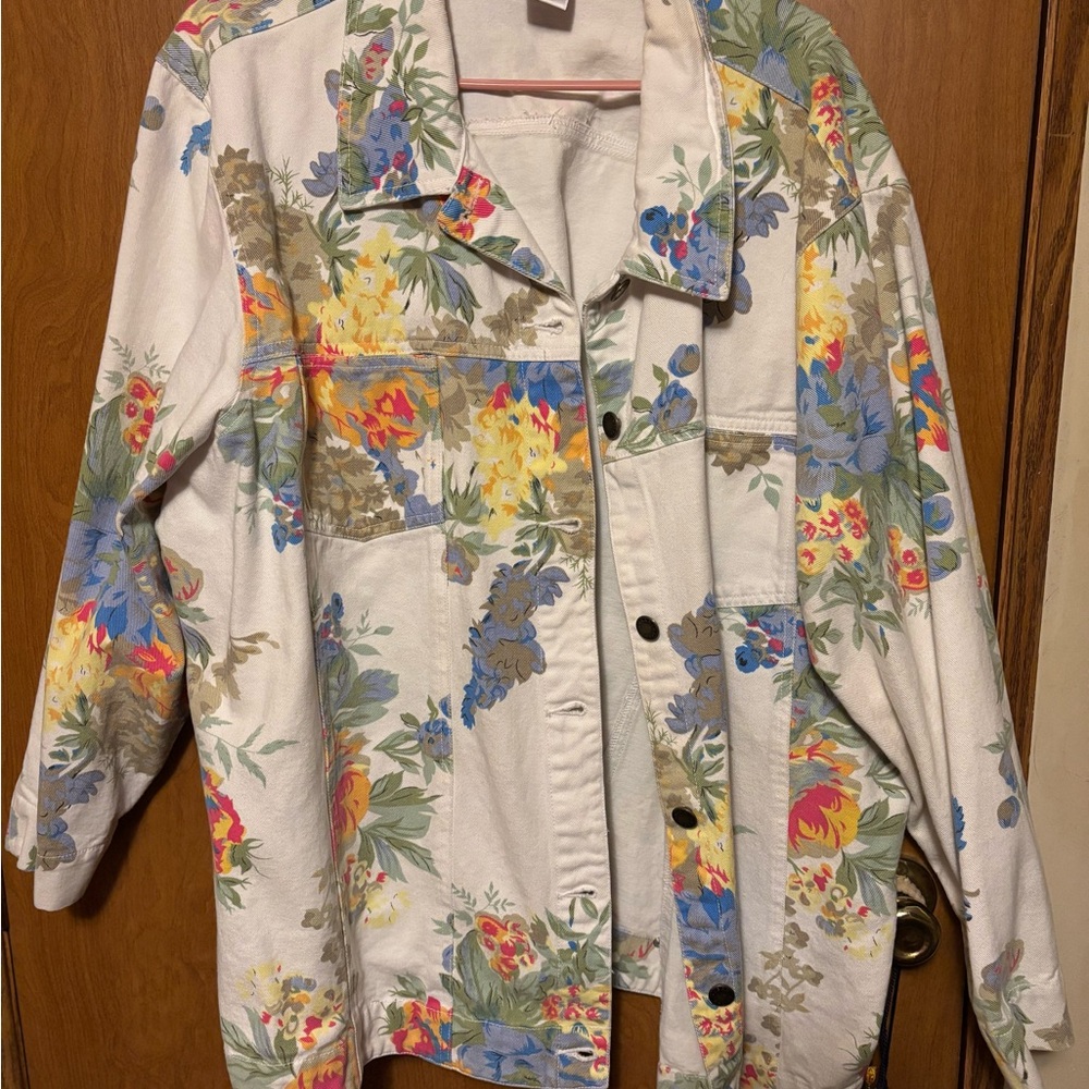 Floral Women's Denim Jacket